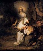 Carel fabritius Hagar and the Angel Spain oil painting artist